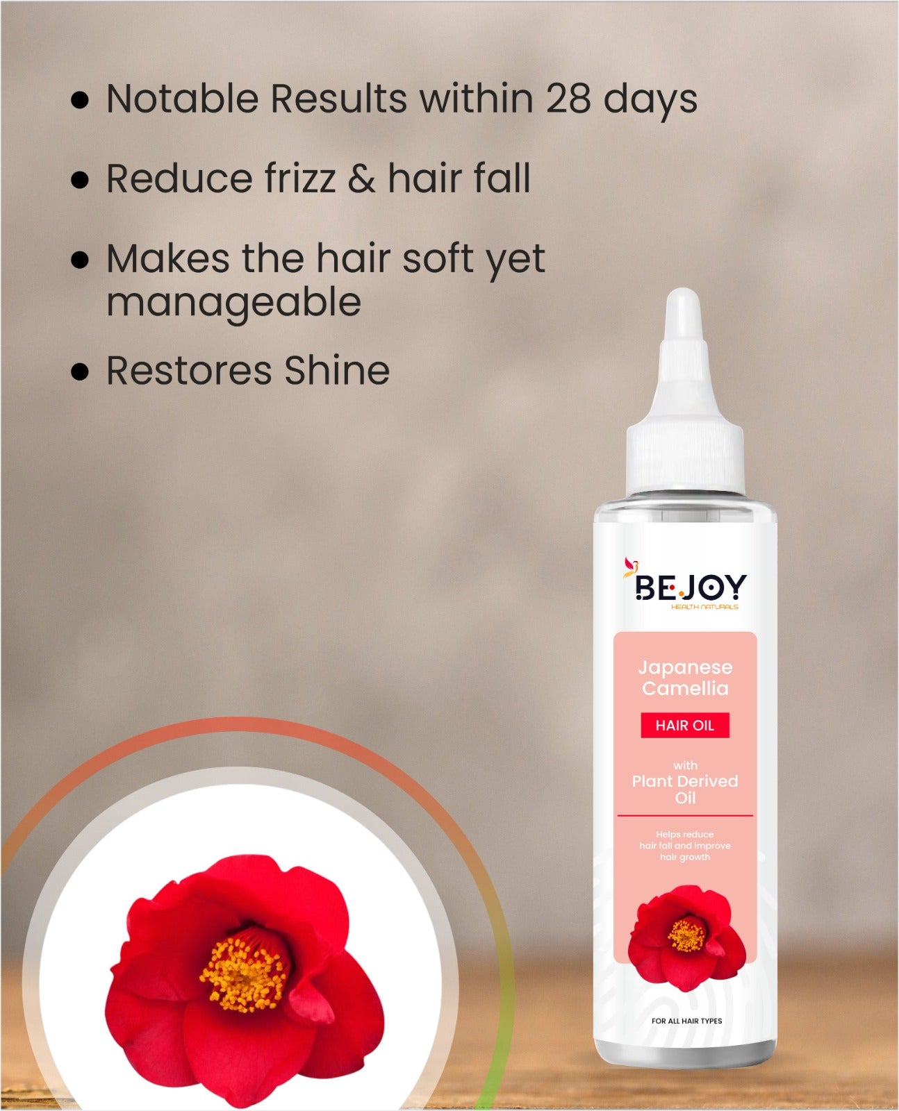 Bejoy Japanese Camellia Hair Oil. Bejoy Japanese Camellia Hair Oil 100-ML Pack Of 1 Deep Hydration for hair Strength Repair Shine & Scalp Care