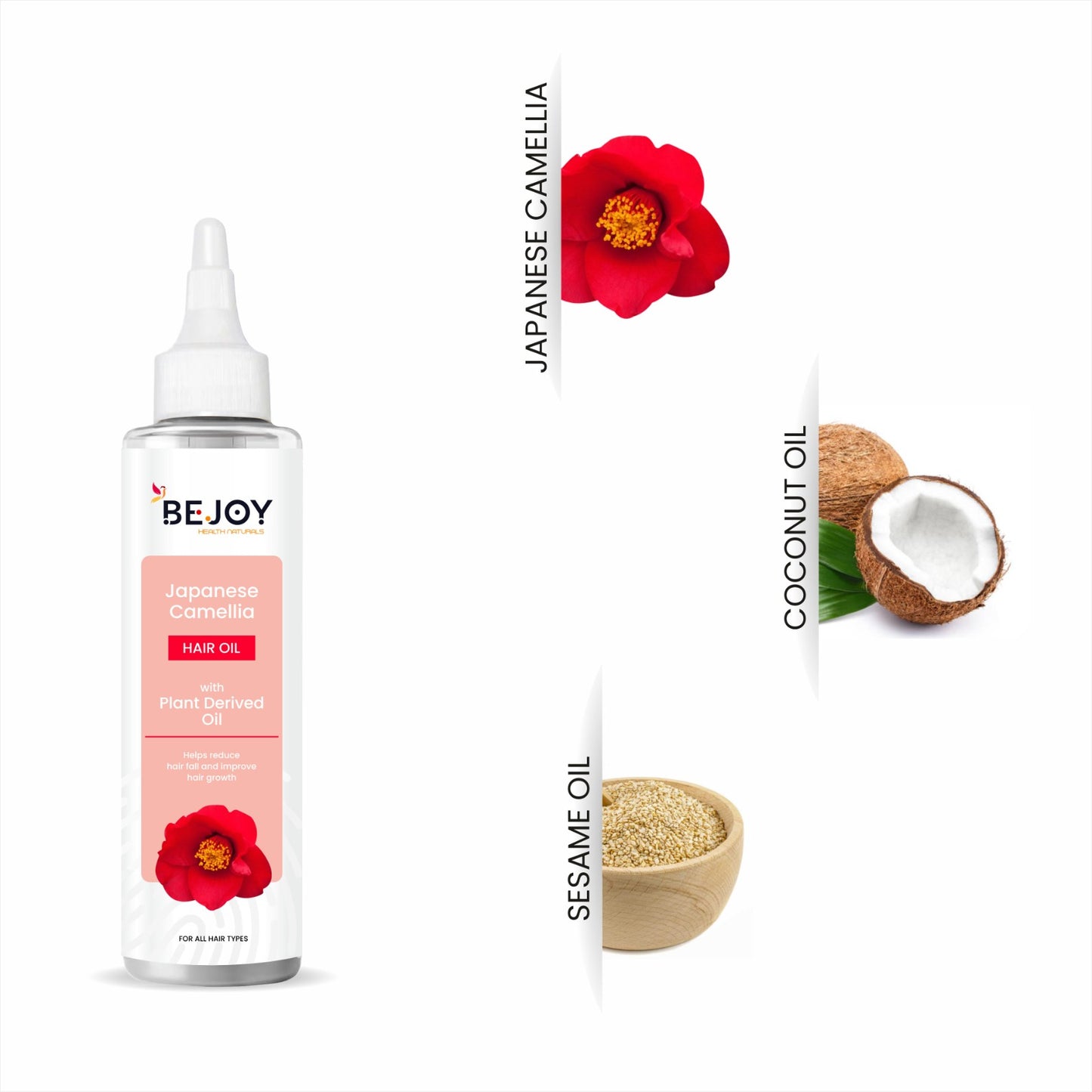 Bejoy Japanese Camellia Hair Oil. Bejoy Japanese Camellia Hair Oil 100-ML Pack Of 1 Deep Hydration for hair Strength Repair Shine & Scalp Care