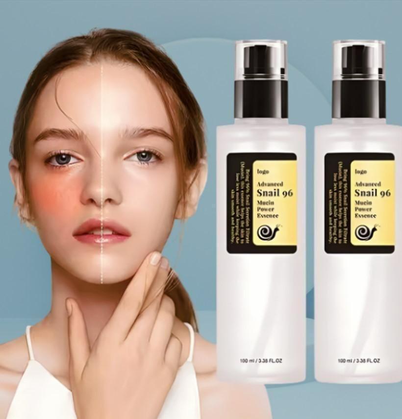 Snail 96 Mucin Power Essence 100 Ml (Pack of 2). Hydrating Face Serum for Glowing Skin | Korean Skincare for Men & Women (100 ml)