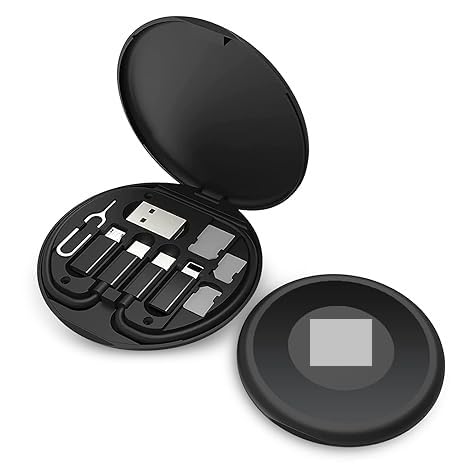 Fast Charging Travel Cabel Set. 5 in 1 Fast 60 watt Charging Data Cable Travel Kit for Type C, Apple & Android Smarphones, Multi Charging Cable Case Convertor USB C to Lightning/Type C/Micro USB Adapter seT BLACK