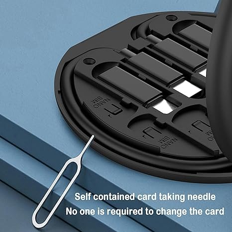 Fast Charging Travel Cabel Set. 5 in 1 Fast 60 watt Charging Data Cable Travel Kit for Type C, Apple & Android Smarphones, Multi Charging Cable Case Convertor USB C to Lightning/Type C/Micro USB Adapter seT BLACK