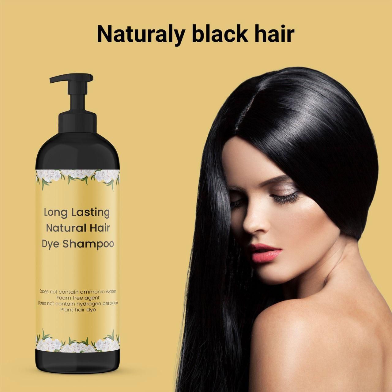 Long-Lasting Natural Hair Dye Shampoo | Ammonia & Peroxide Free Color | 100ML (Pack of 1)