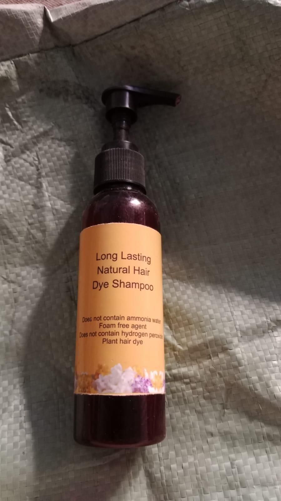 Long-Lasting Natural Hair Dye Shampoo | Ammonia & Peroxide Free Color | 100ML (Pack of 1)