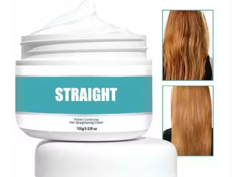 Protein Correcting Hair Straightening Cream, Silk & Gloss Protein Keratin For Men & Women (100G) Pack of 1