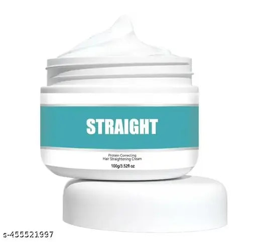 Protein Correcting Hair Straightening Cream, Silk & Gloss Protein Keratin For Men & Women (100G) Pack of 1