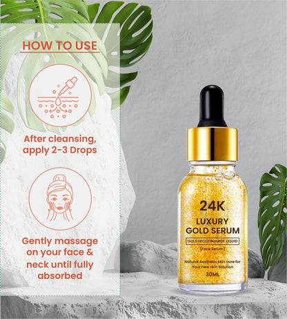 24k gold serum|24 carat gold face serum|24k Gold Face serum|face Vitamin C for Skin whitening|